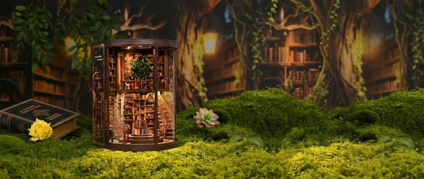 Magische Miniaturwelten für dein Bücherregal