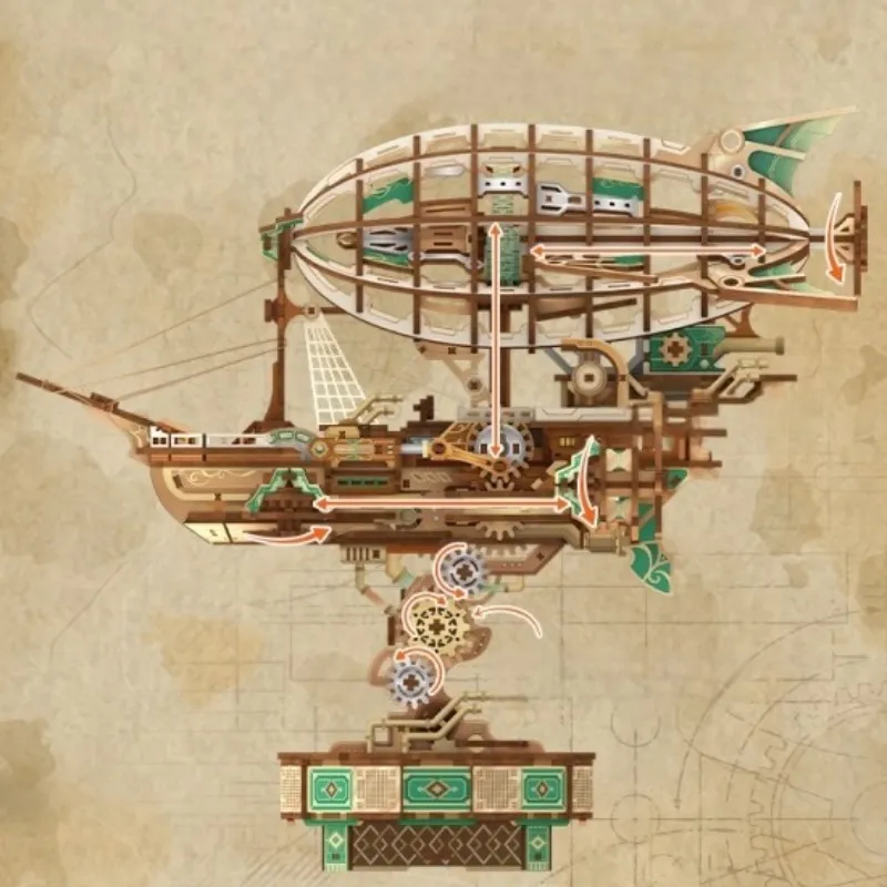 3D Holzpuzzle - Sailing In Fog - Image 4