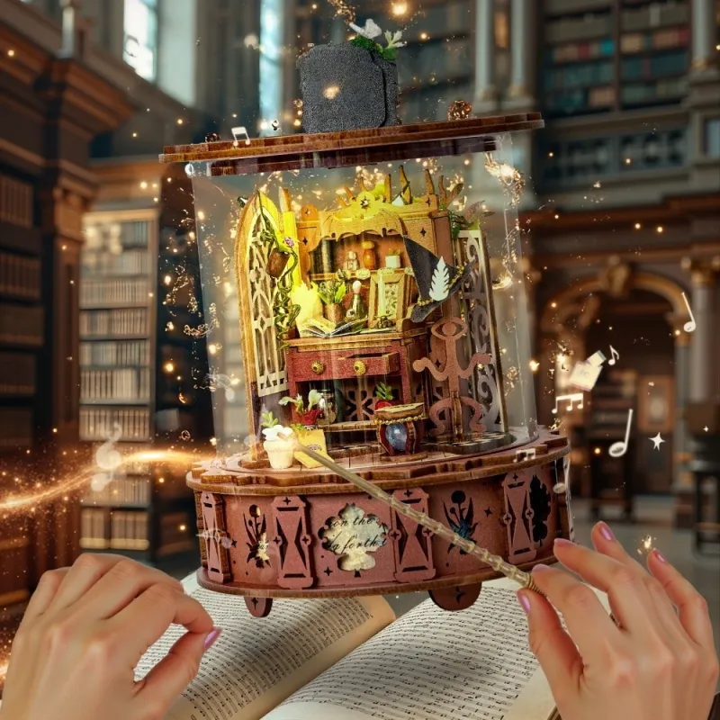 Spieluhr aus Holz „Magic Music Box“ - Image 8