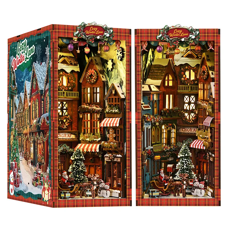 Book Nook - Christmas Street Corner - Image 8