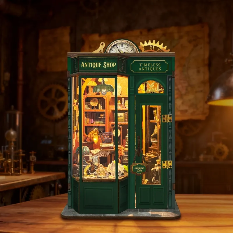 Book Nooks mit Innenräume und Geschäfte