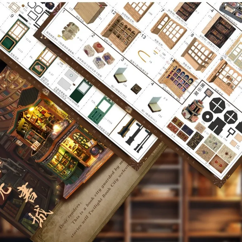 Miniatur Haus - Twilight Book City - Image 6