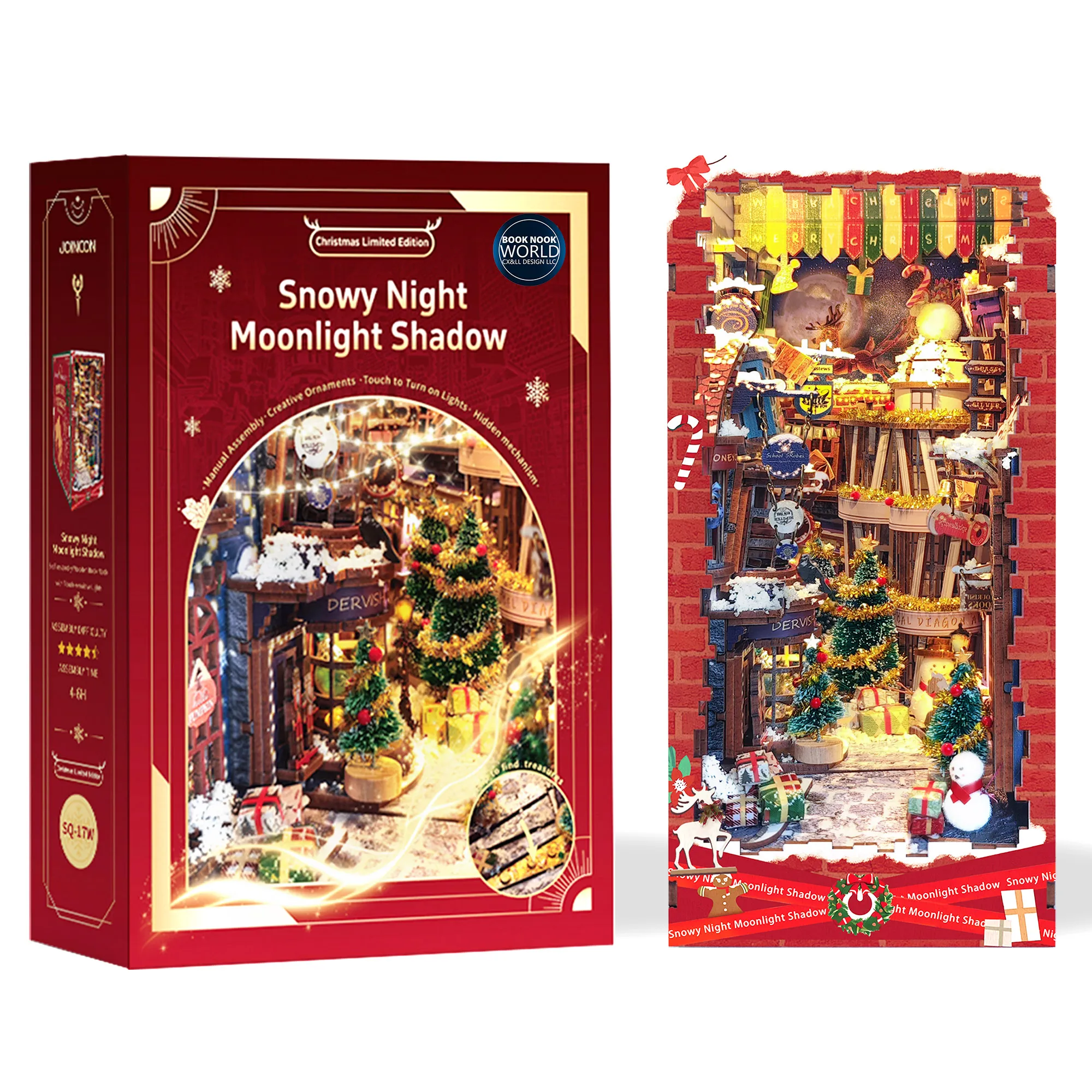 Booknook - Christmas Snowy Night - Image 9