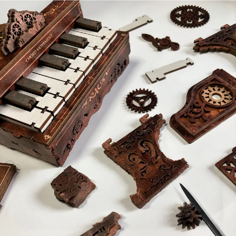 3D Holzpuzzle | Klavier Bausatz - Chord Movement - Image 6