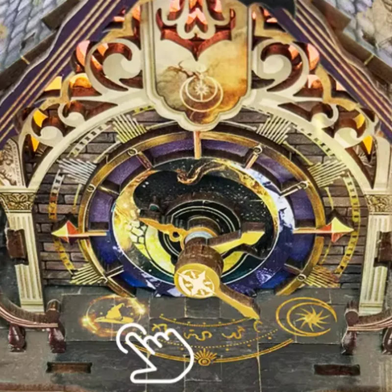 Miniatur Haus Bausatz - Time Magic Club | 3D-Holzpuzzle - Image 6